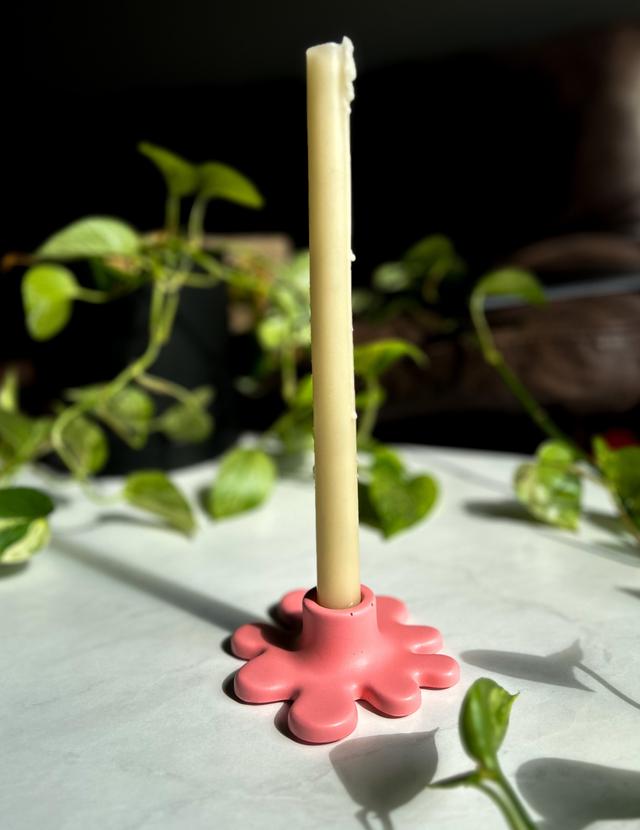 Splatter Candle Holder